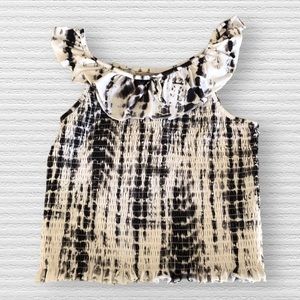 Wonderly Girls | Tie-Dye | Smocked | Crop Top